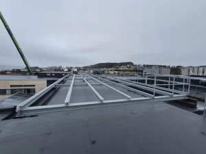 steel frame, installation
