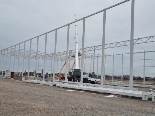 industrial construction, mounting, assembling, installation