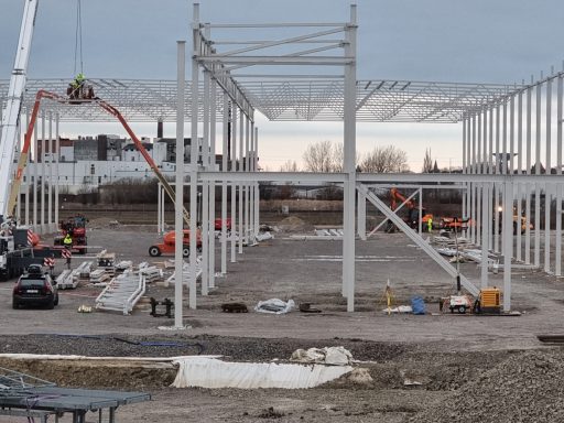 industrial construction, mounting, assembling, installation