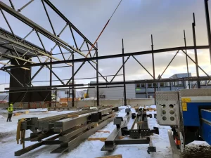 industrial steel frame construction